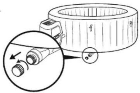 BESTWAY LayZSpa 60047 - A FÜRDŐ LEERESZTÉSE - 1