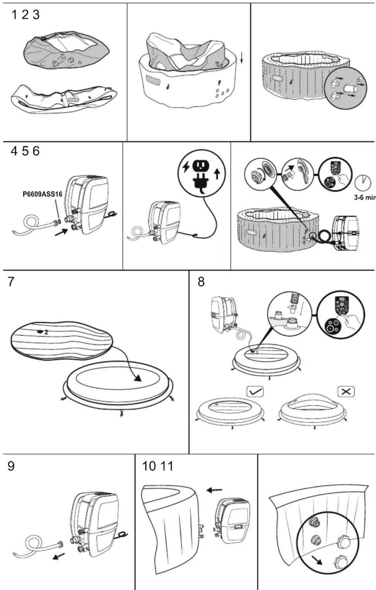 BESTWAY LayZSpa 60047 - INSTALAÇÃO - 1