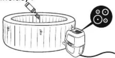 BESTWAY LayZSpa 60109 - Utilisation d'un liquide de traitement chimique (non inclus) : - 1