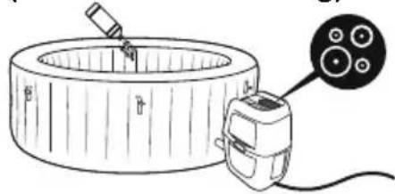 BESTWAY LayZSpa 60109 - Verwenden Sie daher Chemikalien in flüssiger Form (nicht im Lieferumfang): - 1