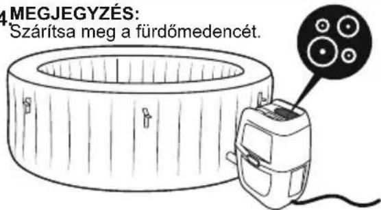BESTWAY LayZSpa 60109 - A FÜRDŐ HASZNÁLATA - 6