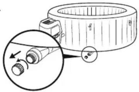 BESTWAY LayZSpa 60109 - SPA-ALTAAN TYHJENTÄMINEN - 1