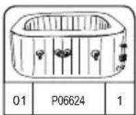 BESTWAY LayZSpa 60109 - MADEIRA AIRJET S100101 (60109) - 7