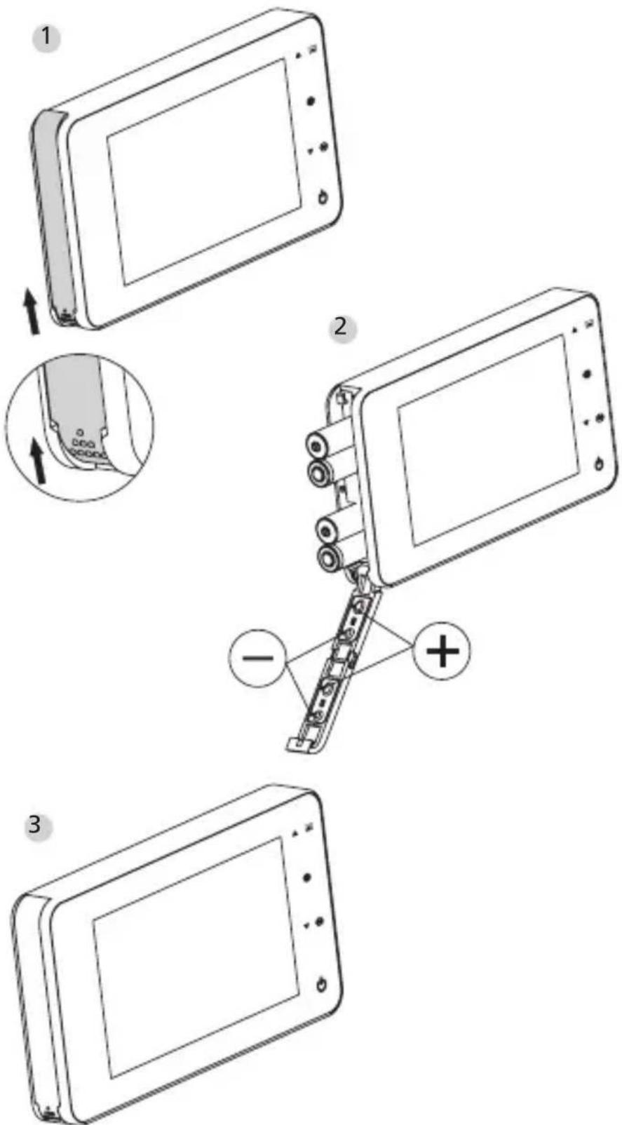 Burg Wächter Door eGuard DG 8100 - Installation and replacement of batteries - 1