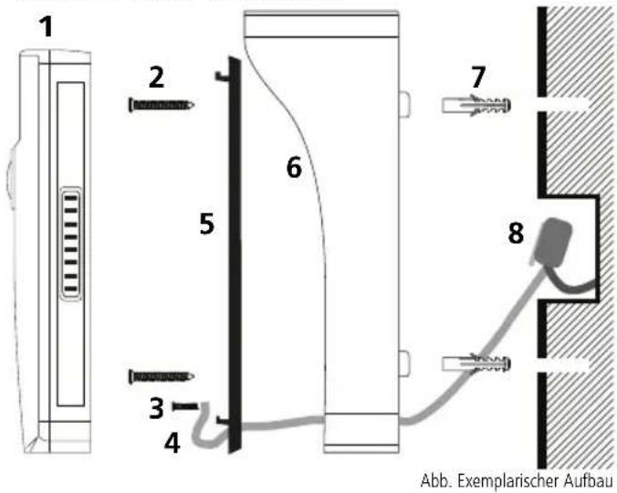 Burg Wächter Door eGuard Video Bell DG8500 - Installation - 1