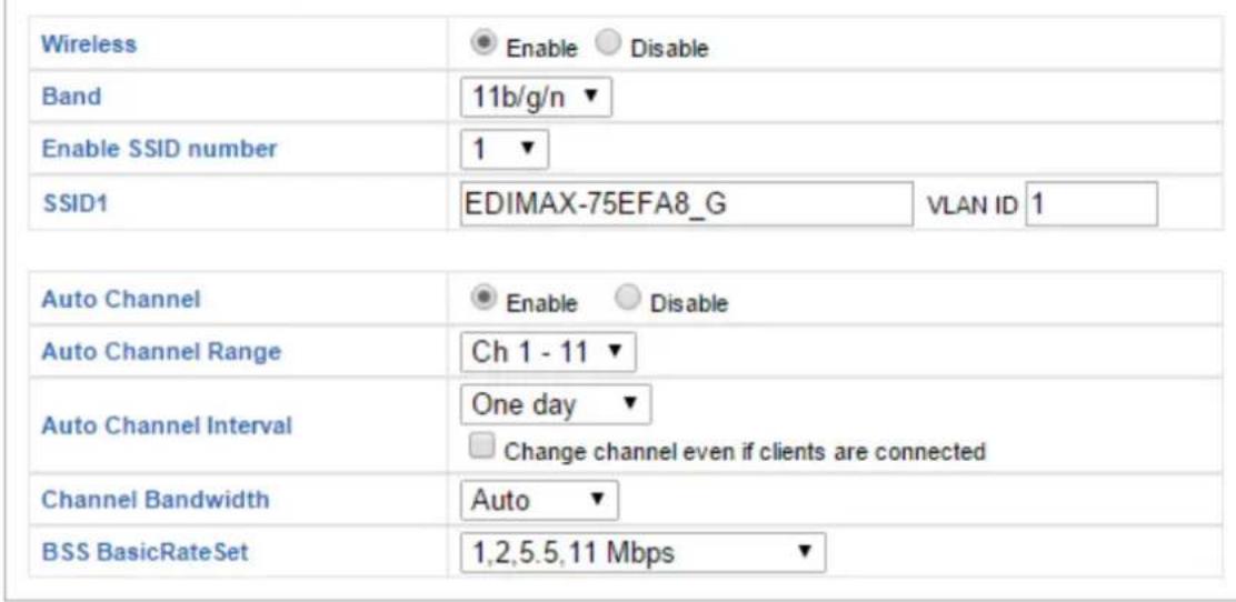 Edimax OAP1750 - 2.4GHz Basic Settings - 1