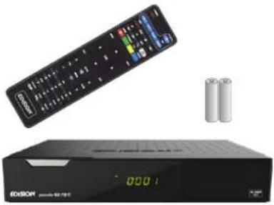 EDISION Piccollo S2+T2C - Télécommande IR avec piles 2X AAA documentation note - 1