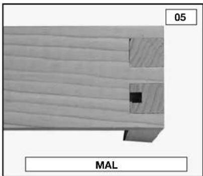 Porter-Cable 4210 - GROSOR DE LAS TABLAS - 1