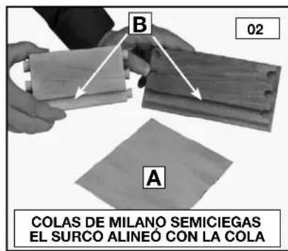 Porter-Cable 4210 - GROSOR DE LAS TABLAS - 2