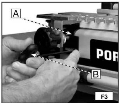 Porter-Cable 4210 - POSITIONNEMENT DU BOIS - 1
