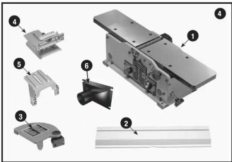 Porter-Cable PC160JT - CONTENU DU CARTON - 1