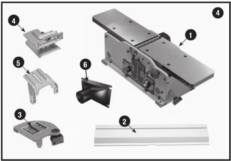 Porter-Cable PC160JT - CARTON CONTENTS - 1