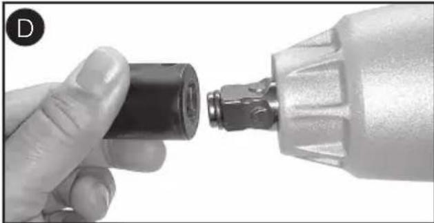 Porter-Cable PCC740 - CONEXIÓN DE ACCESORIOS - 1