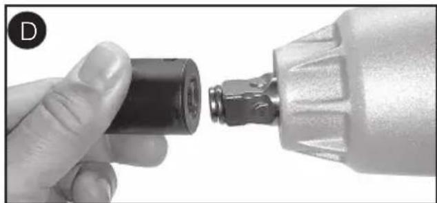 Porter-Cable PCC740 - FIXATION DES ACCESSOIRES - 1
