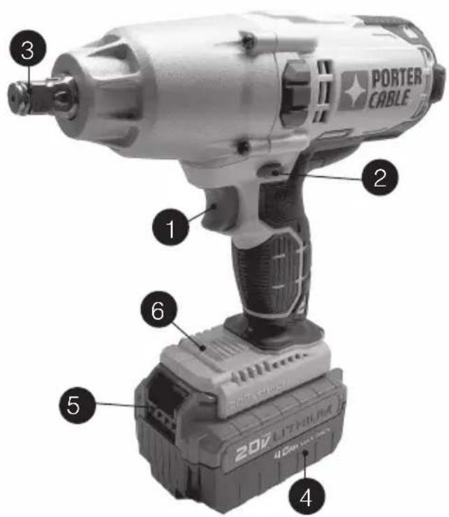 Porter-Cable PCC740 - FUNCTIONAL DESCRIPTION Figure A - 1