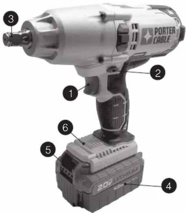 Porter-Cable PCC740 - Figura A - 1