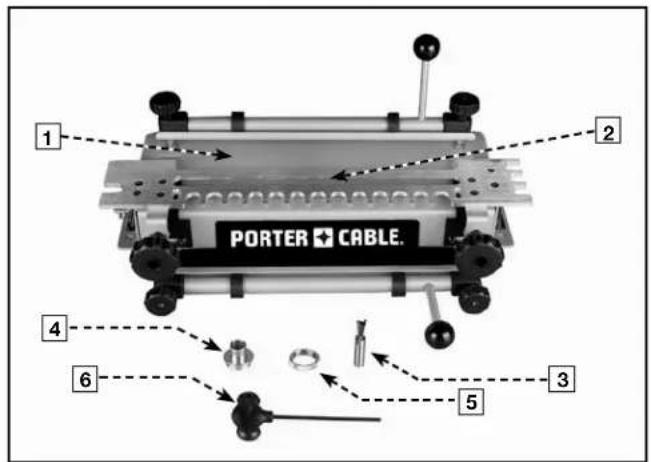 Porter-Cable 4216 - POSICIONADORES PARA COLAS DE MILANO - 1