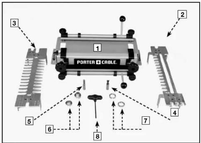 Porter-Cable 4216 - POSICIONADORES PARA COLAS DE MILANO - 2