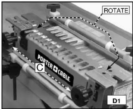 Porter-Cable 4216 - MONTAGE DES GABARITS - 1