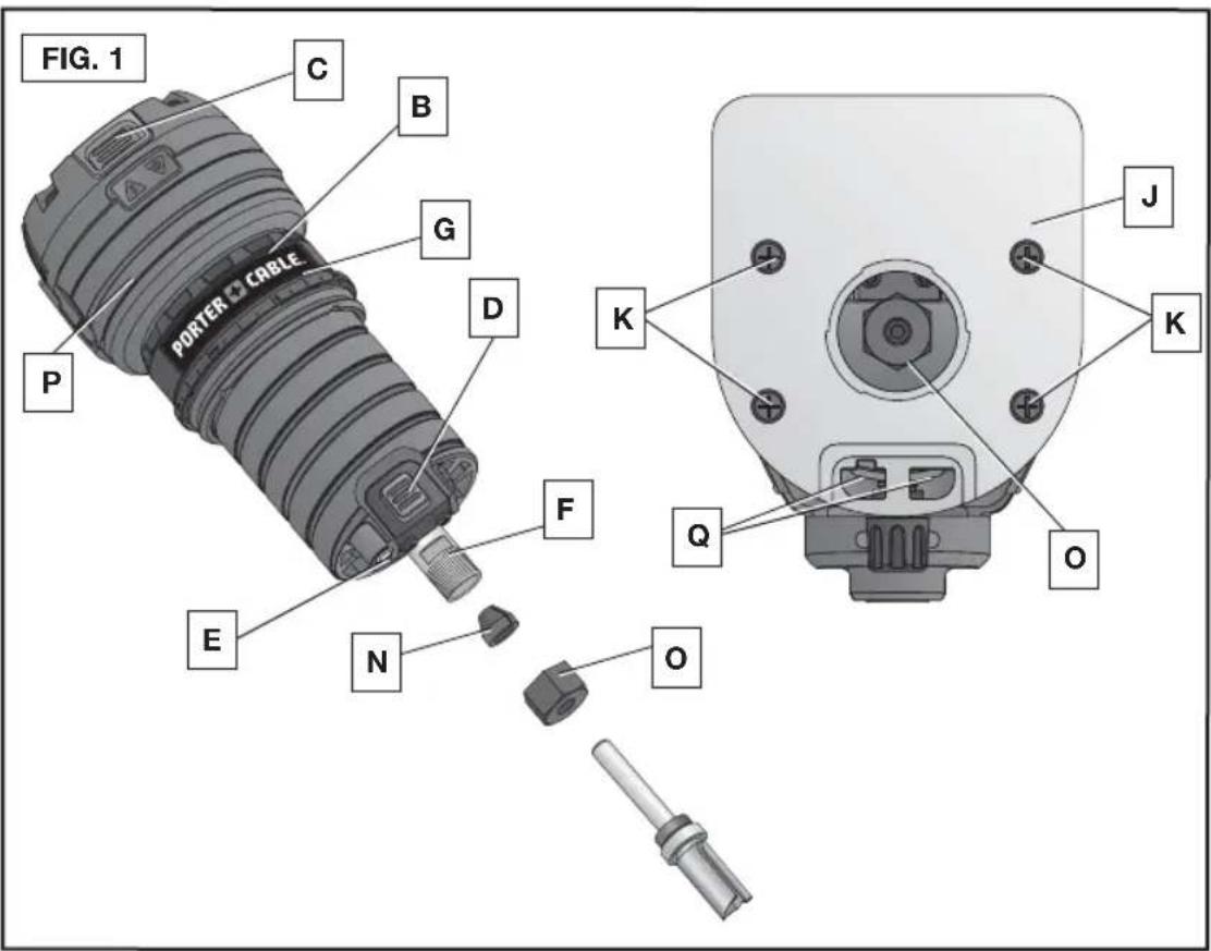 Porter-Cable PCE6430 - WARNING - 1