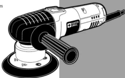 Porter-Cable 7424XP - PULIDORA DE ÓRBITA EXCÉNTRICA DE VELOCIDAD VARIABLE - 1