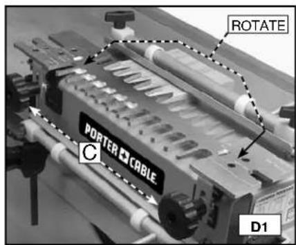 Porter-Cable 4212 - MONTAGE DES GABARITS - 1
