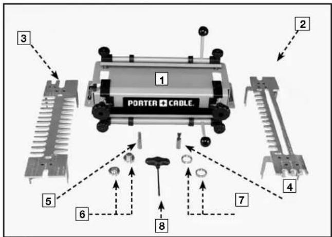 Porter-Cable 4212 - POSICIONADORES PARA COLAS DE MILANO - 2