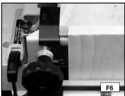 Porter-Cable 4212 - POSITIONING THE WOOD - 6