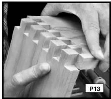 Porter-Cable 4212 - CUTTING THE PINS - 4