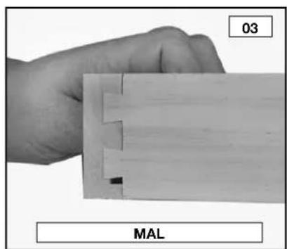 Porter-Cable 4212 - Consejos para hacer cajones: - 3