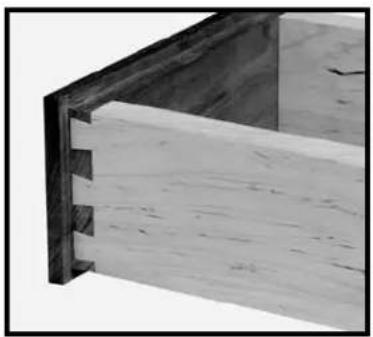 Porter-Cable 4212 - RABBETED HALF-BLIND DOVDETAILS - 1