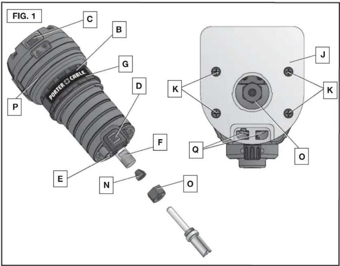 Porter-Cable PCE6435 - USO DEBIDO - 1