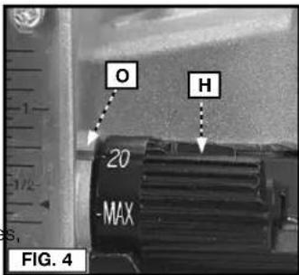 Porter-Cable 557 - ADJUSTING DEPTH OF GROOVE (FIG. 4) - 1