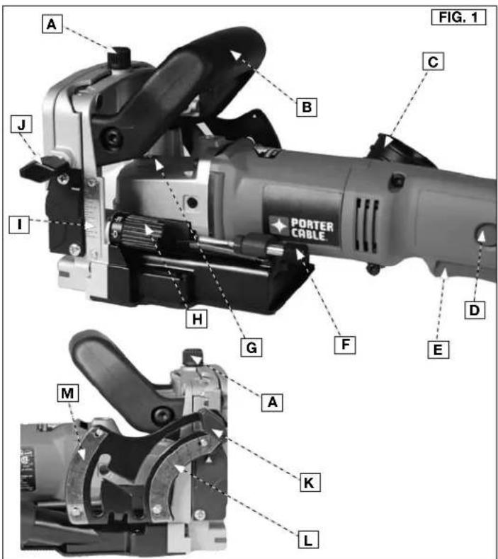Porter-Cable 557 - COMPONENTS (FIG. 1) - 1