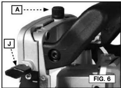 Porter-Cable 557 - HEIGHT ADJUSTMENT (FIG. 6, 7) - 1