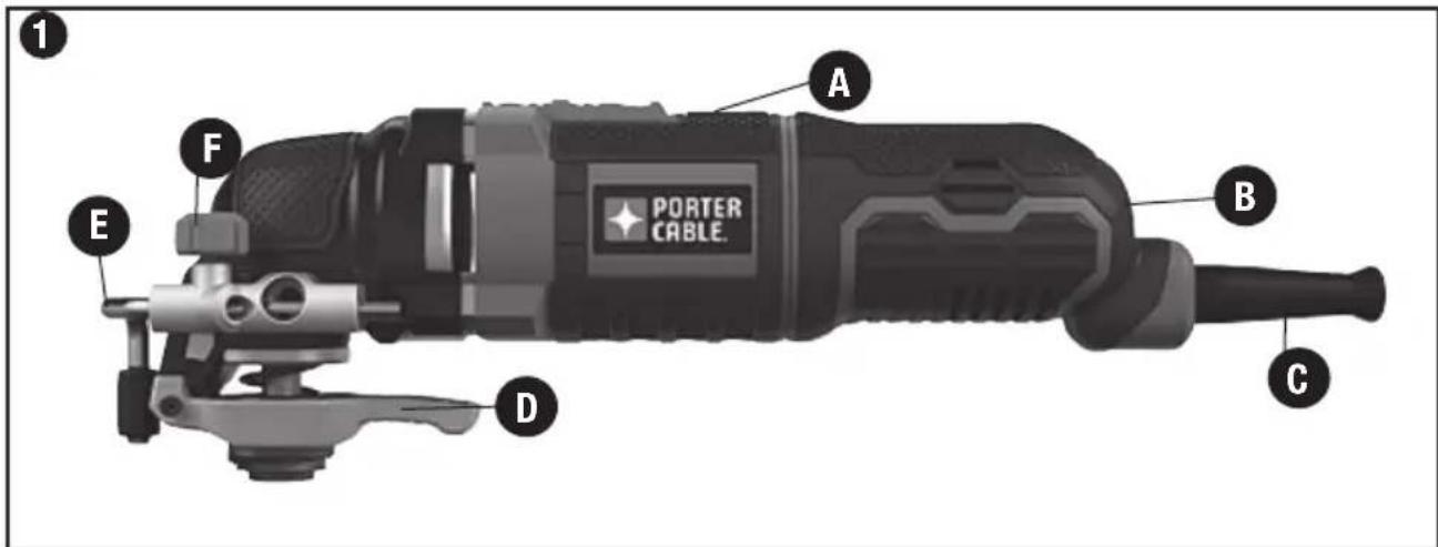 Porter-Cable PCE605 - ASSEMBLY - 1