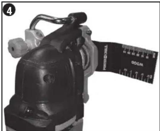 Porter-Cable PCE605 - INSTALLACION/EXTRACCION DE ACCESSORIOS - 3