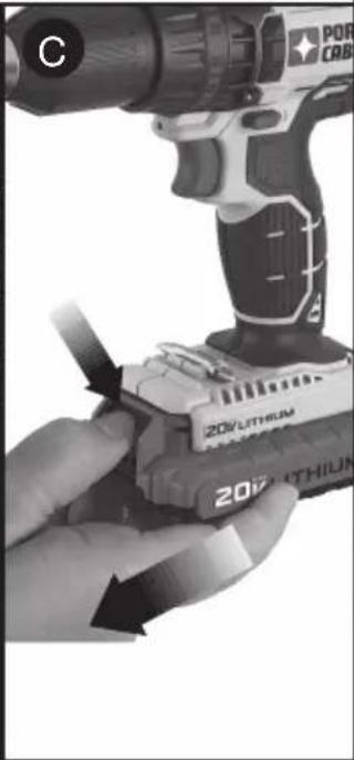 Porter-Cable PCC601 - Charging Procedure - 5