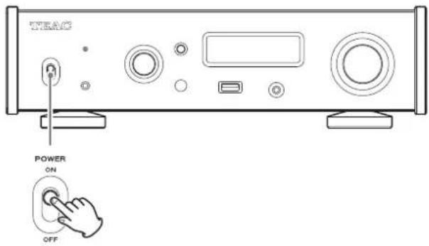 TEAC POWER ON OFF