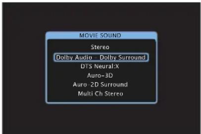 DENON AVCA110 - ■ Passage au mode audio - 4