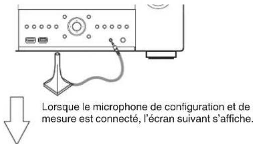 DENON AVCA110 - Connectez le microphone de mesures et de configuration sur la prise SETUP MIC de cet appareil. - 1