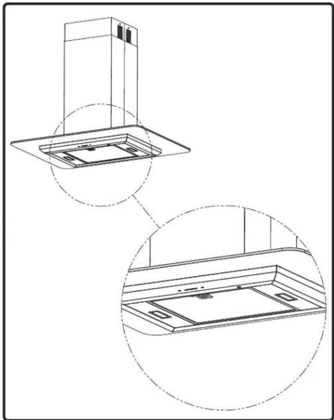 Zephyr Verona ZVNE42BG - Remplacement des filtres à mailles en aluminium - 1