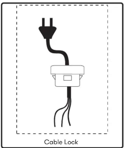 Zephyr Verona ZVNE42BG - Cable Lock - 1