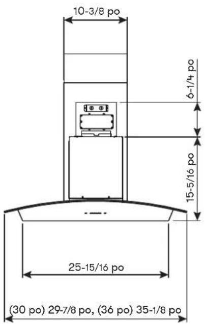 Zephyr Anzio ZANM90DBS - ZRV Spécifications de la hotte - 2