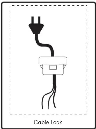 Zephyr Anzio ZANM90DBS - Cable Lock - 1