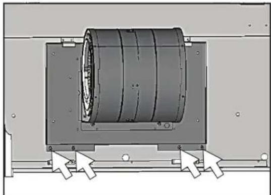 Zephyr Titan AK7660BS - Conversion de conduits horizontally - 2