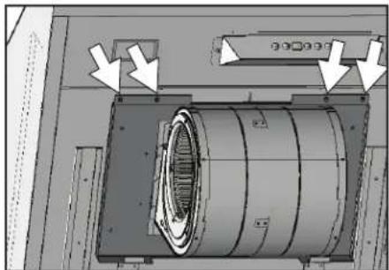 Zephyr Titan AK7660BS - Installation du double ventilateur PBD-1300B - 2