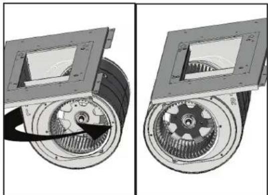 Zephyr Titan AK7660BS - Conversion de conduits horizontally - 1