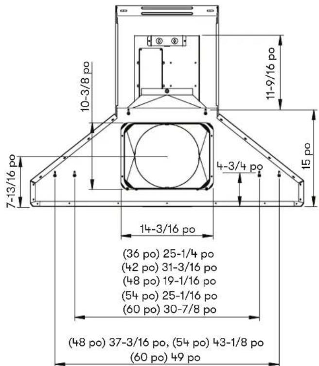 Zephyr Titan AK7660BS - Specifications de la hotte - 3