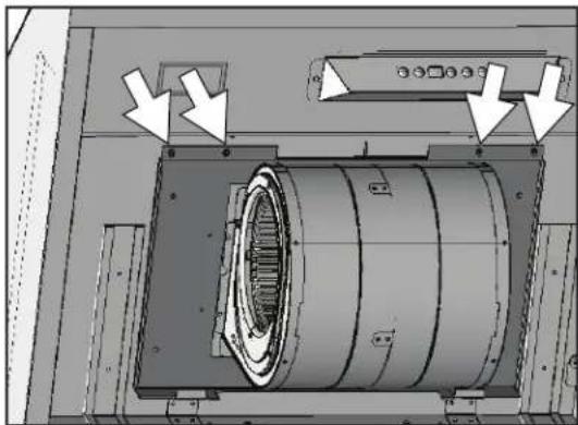 Zephyr Titan AK7660BS - Conversion de conduits horizontally - 2